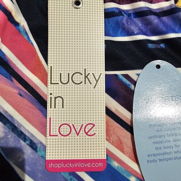 Lucky In Love Womens Striped Pickle ball Tennis Pull on Skort XL - Picture 6 of 13